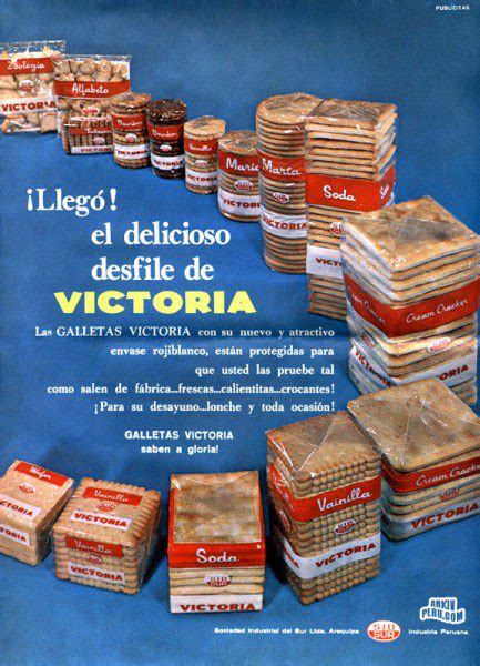 galletas victoria alicorp|Aviso de galletas Victoria; “Galletas Victoria saben a gloria” .